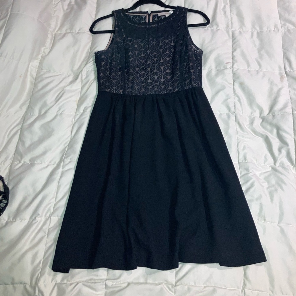 Black dress with lace